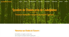 Desktop Screenshot of chalets-de-lescourre.com